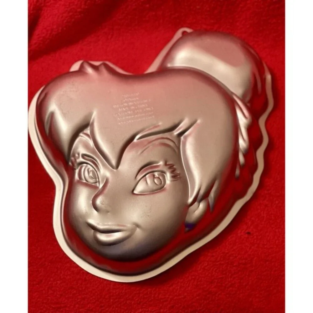 Wilton Disney Tink‎ Fairies Head Aluminum Cake Pan #2105-5110 Fairy Tinkerbell